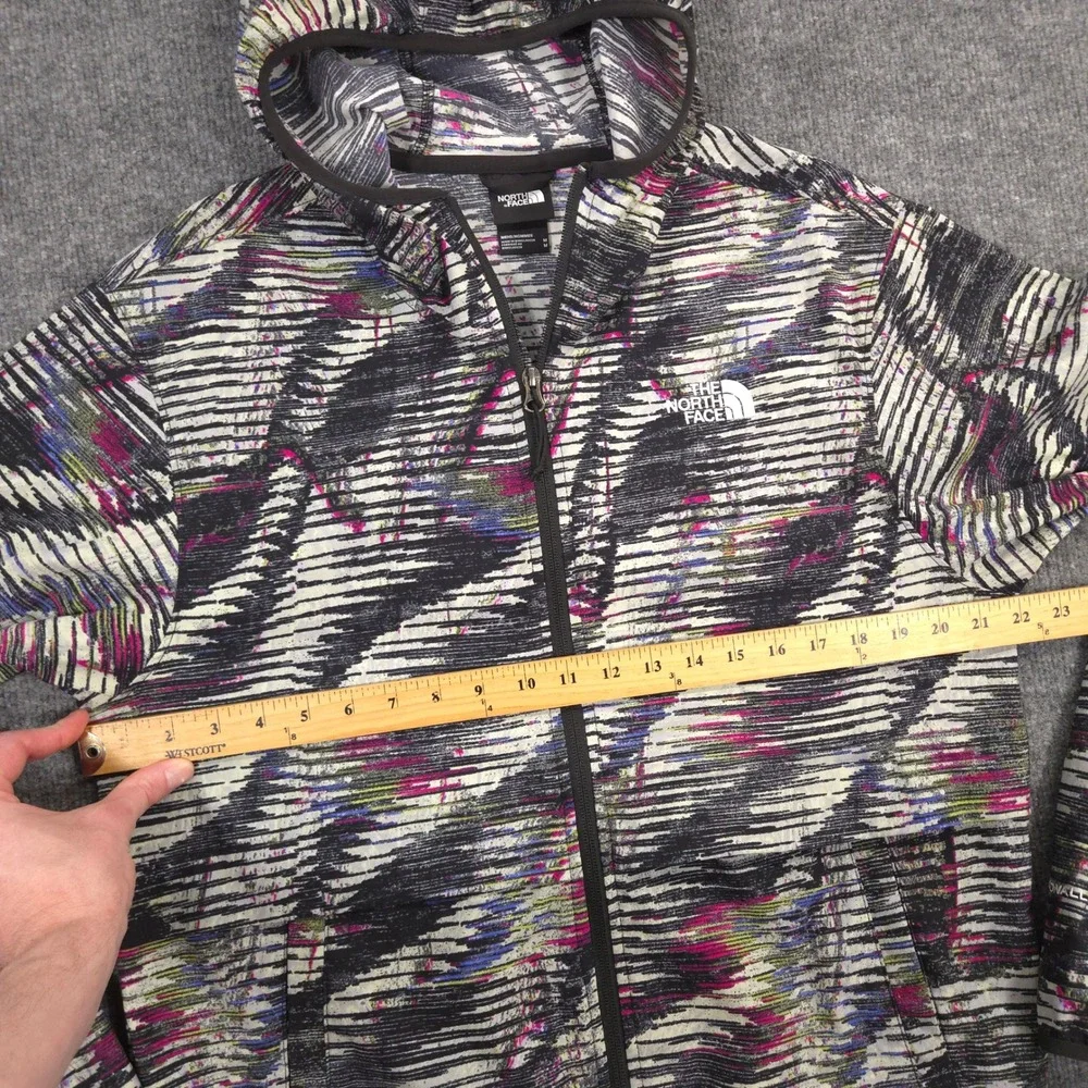The North Face Easy Wind Full Zip Jacket Mens M Multicolor AOP WindWall Hooded